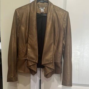 Cache Brown Blazer Timeless Tailored Fit